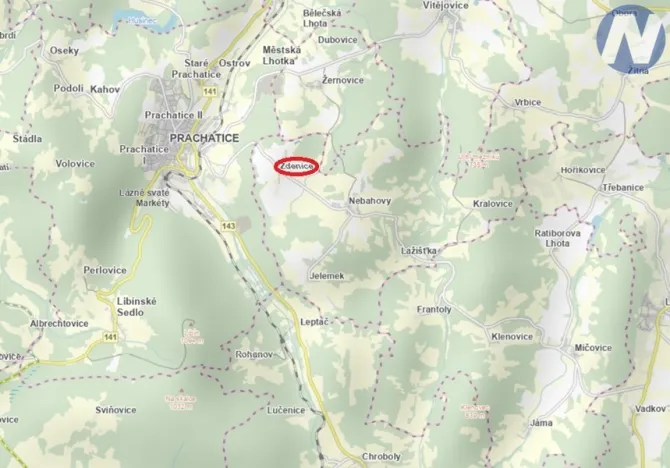 Prodej pozemku pro bydlení, Nebahovy - Zdenice, 2943 m2