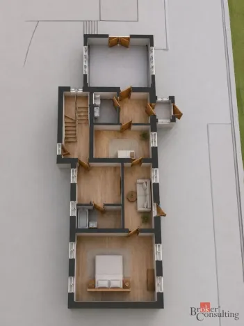 Prodej ubytování, Velké Hoštice, Nádražní, 258 m2