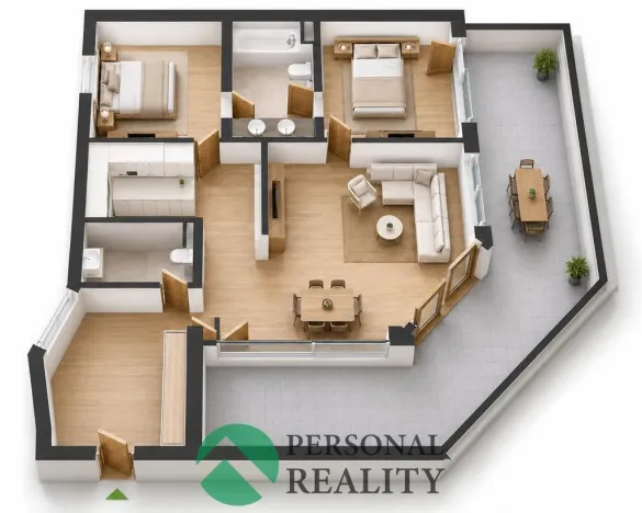Prodej bytu 3+1, České Budějovice - České Budějovice 2, Volejbalistů, 92 m2