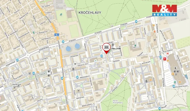 Prodej bytu 3+1, Kladno - Kročehlavy, Vitry, 72 m2