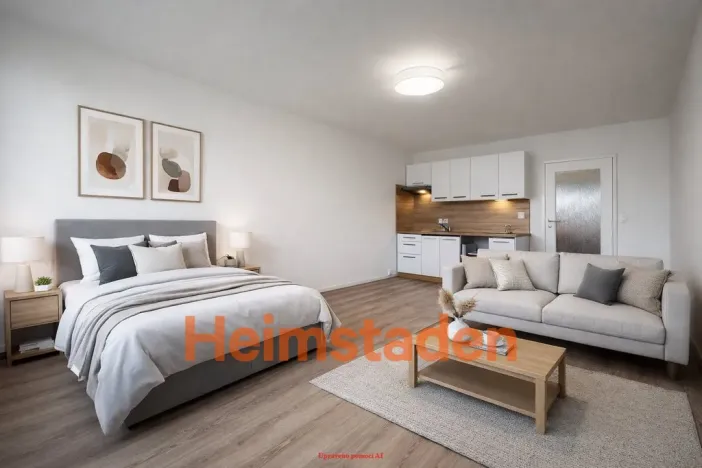Pronájem bytu 1+kk, Orlová - Lutyně, Okružní, 28 m2