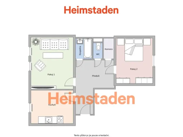 Pronájem bytu 2+1, Havířov - Město, Mírová, 73 m2