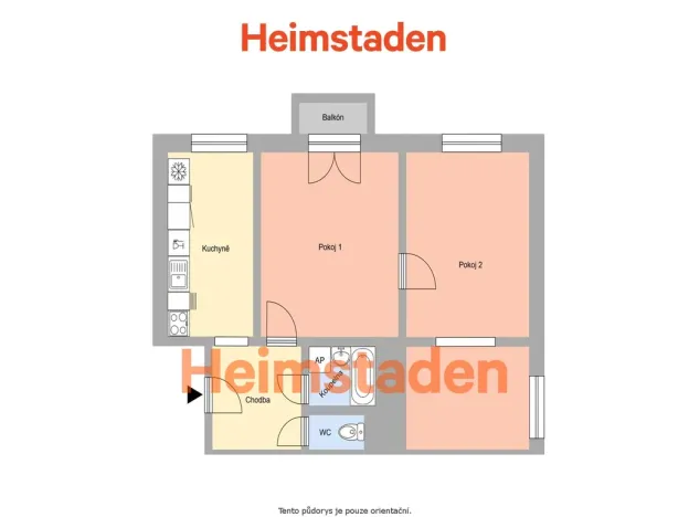 Pronájem bytu 2+1, Ostrava - Poruba, 17. listopadu, 56 m2