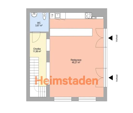Pronájem obchodního prostoru, Plzeň - Jižní Předměstí, Technická, 126 m2