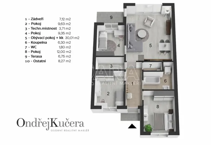 Prodej rodinného domu, Buštěhrad, Vrbová, 95 m2