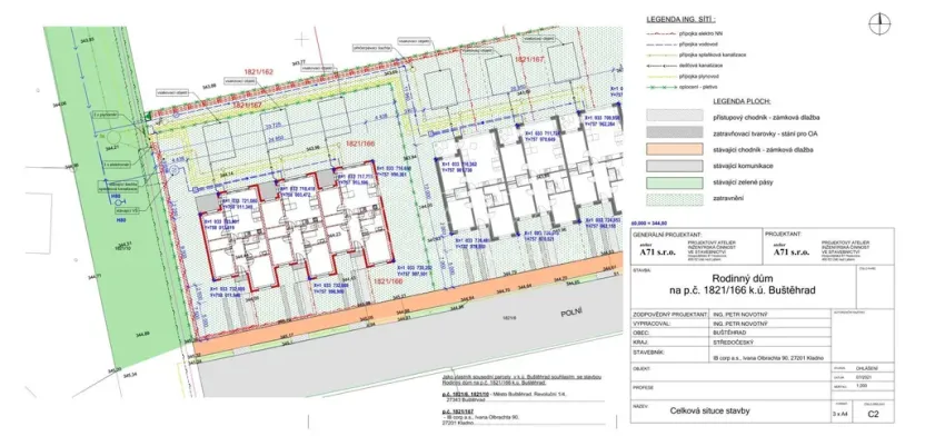 Prodej rodinného domu, Buštěhrad, Vrbová, 95 m2
