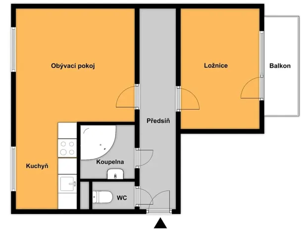 Pronájem bytu 2+1, Ústí nad Labem, Klíšská, 51 m2
