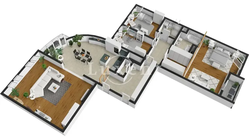 Pronájem bytu 4+1, Praha - Břevnov, Slavníkova, 294 m2
