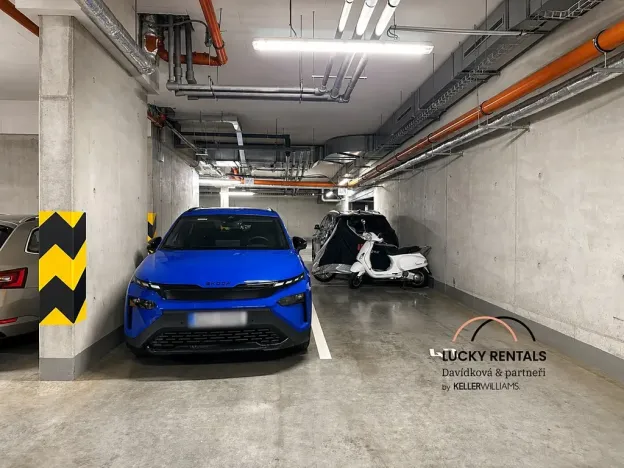Pronájem garážového stání, Praha - Žižkov, Olgy Havlové, 13 m2