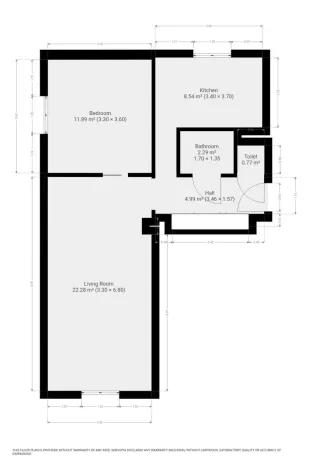 Pronájem bytu 2+1, Praha - Záběhlice, Jabloňová, 51 m2