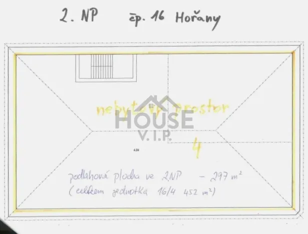 Prodej obchodního prostoru, Hořany, 452 m2