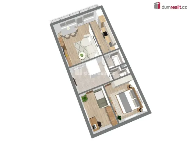 Prodej bytu 3+1, Praha - Braník, Ve studeném, 67 m2