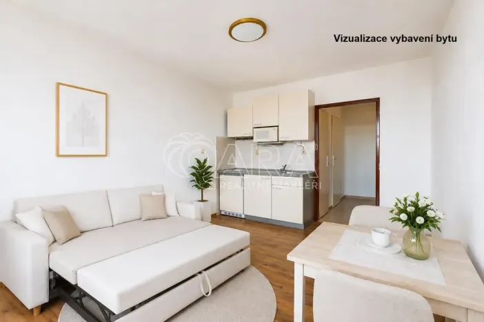 Prodej bytu 1+kk, Tábor, Budějovická, 24 m2