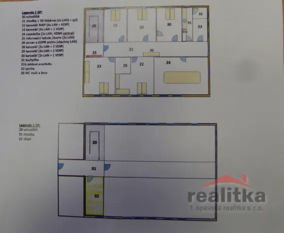 Pronájem kanceláře, Hradec nad Moravicí, Žižkova, 200 m2