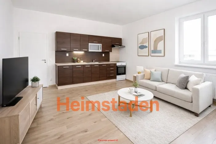 Pronájem bytu 2+kk, Ostrava - Kunčičky, Nadační, 47 m2