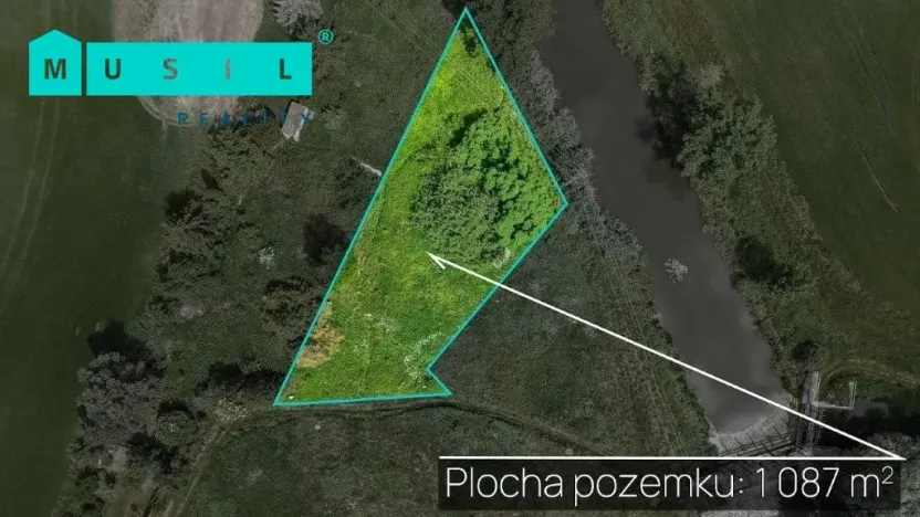 Prodej zahrady, Štěpánov, U splavu, 1087 m2