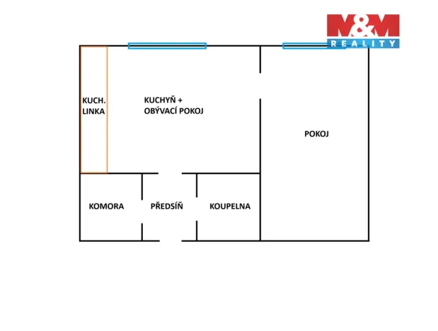 Pronájem bytu 2+kk, Ostrava, Ruská, 60 m2
