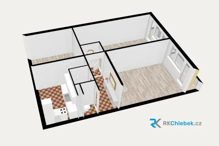 Prodej bytu 3+1, Frýdek-Místek - Místek, Frýdlantská, 74 m2
