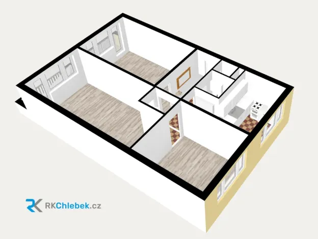 Prodej bytu 3+1, Frýdek-Místek - Místek, Frýdlantská, 74 m2