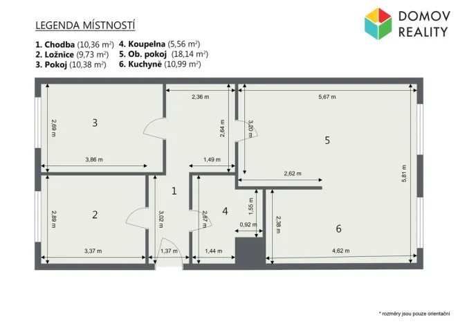 Prodej bytu 3+kk, Králův Dvůr, Nad Stadionem, 67 m2