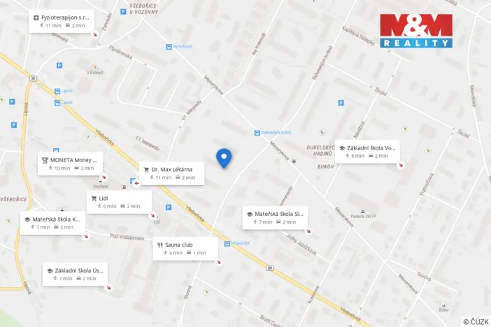 Prodej bytu 2+1, Ústí nad Labem - Bukov, Dukelských hrdinů, 52 m2