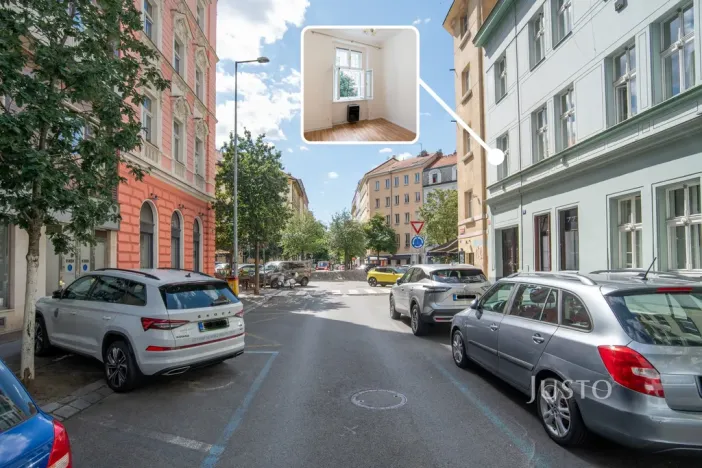 Pronájem bytu 2+kk, Praha, Americká, 46 m2