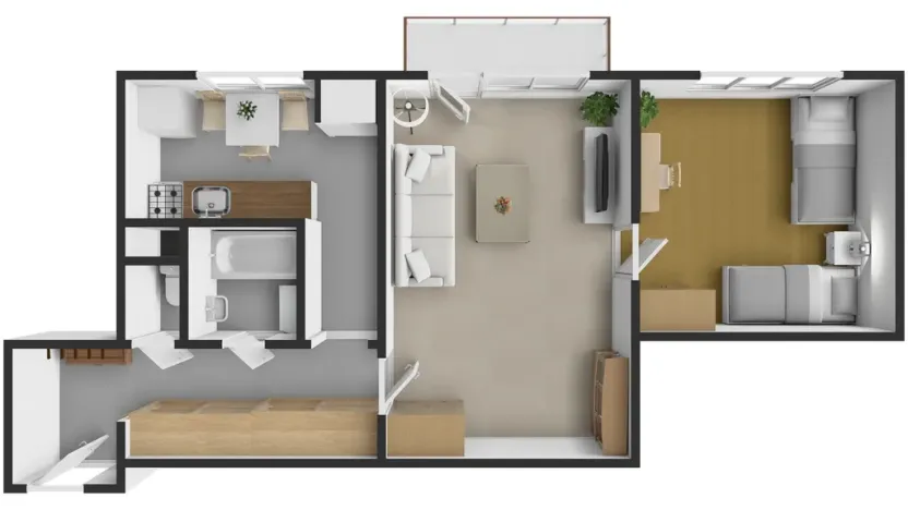 Prodej bytu 2+1, Olomouc - Neředín, Dělnická, 54 m2