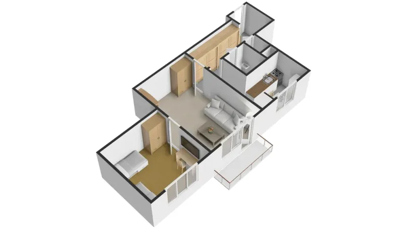 Prodej bytu 2+1, Olomouc - Neředín, Dělnická, 54 m2