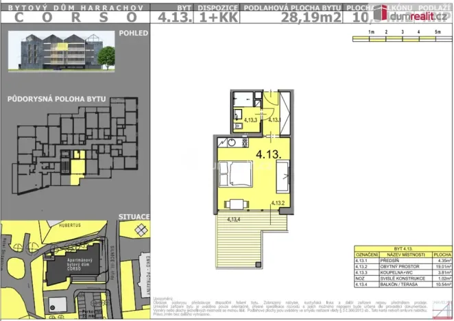 Prodej bytu 1+kk, Harrachov, 39 m2