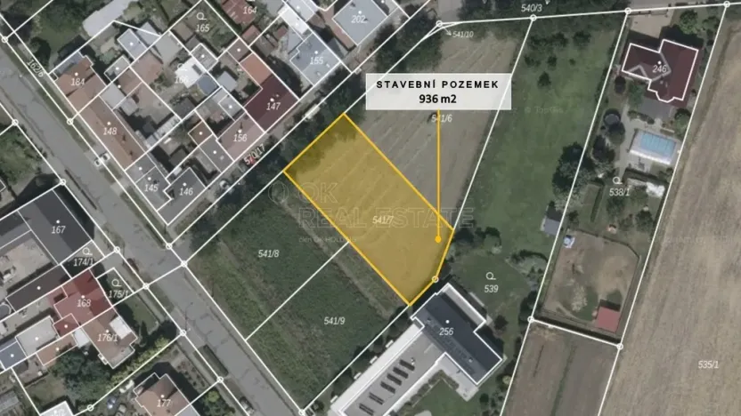 Prodej pozemku pro bydlení, Vrbátky - Dubany, 936 m2