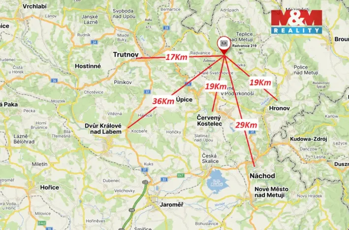 Pronájem bytu 3+1, Radvanice, 78 m2