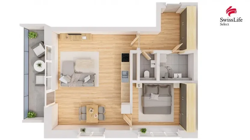 Prodej bytu 2+kk, Hořice, 59 m2