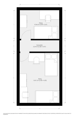 Pronájem bytu 3+kk, Brno, Tkalcovská, 70 m2