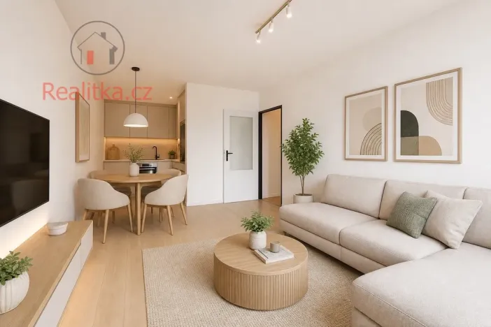 Prodej bytu 2+kk, Mělník, Bezručova, 40 m2