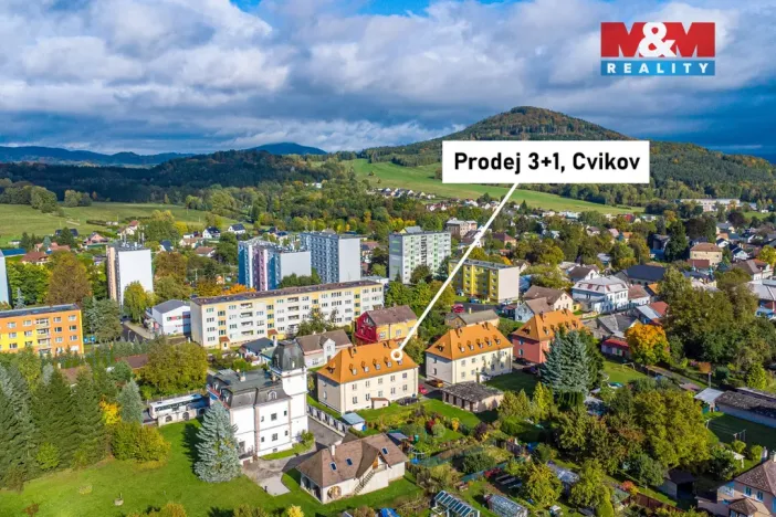 Prodej bytu 3+1, Cvikov - Cvikov II, Komenského, 56 m2
