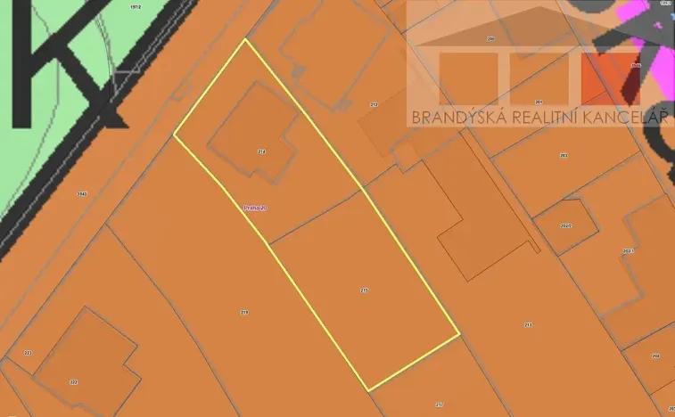 Prodej pozemku pro bydlení, Praha - Horní Počernice, Vidonická, 525 m2