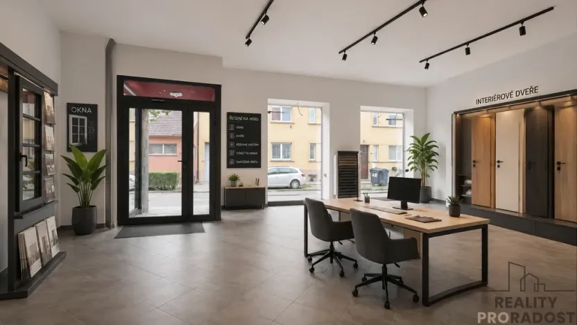 Pronájem obchodního prostoru, Hodonín, Štefánikova, 80 m2