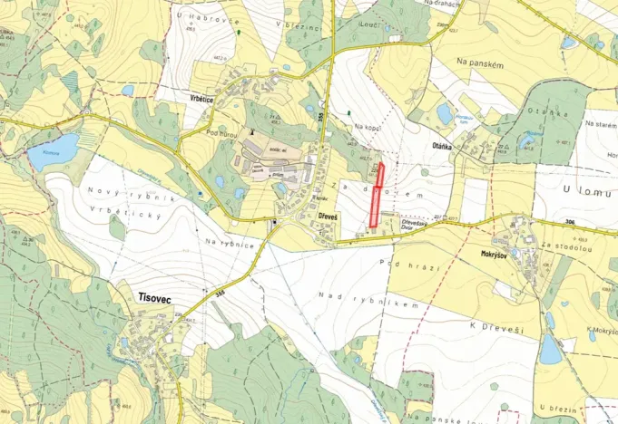 Prodej pole, Tisovec, 7249 m2