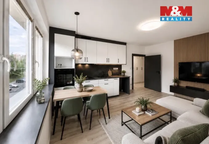 Pronájem bytu 2+kk, Ostrava - Výškovice, Výškovická, 39 m2
