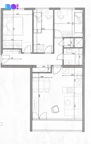 Prodej bytu 4+kk, Praha, Okořská, 69 m2