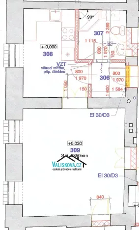 Pronájem bytu 1+1, Kroměříž, 42 m2