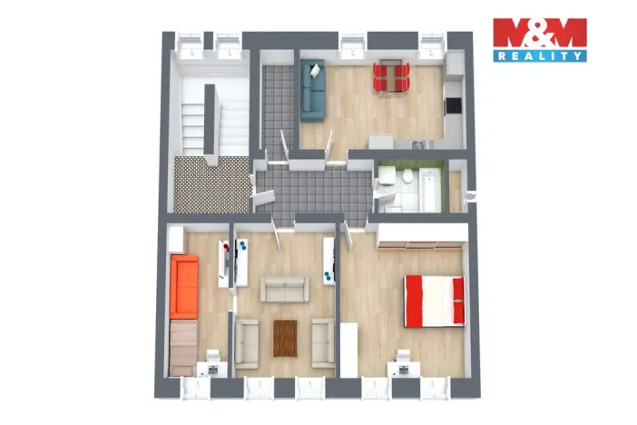 Prodej bytu 2+1, Františkovy Lázně, Anglická, 63 m2