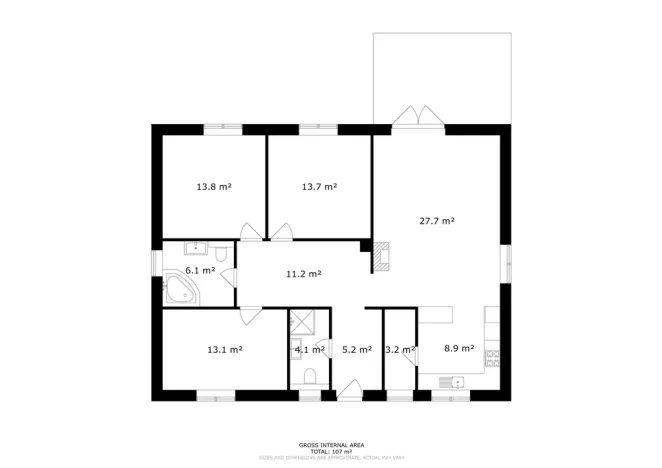 Prodej rodinného domu, Mukařov, K Památníku, 107 m2