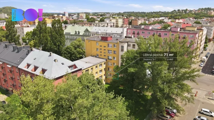 Prodej bytu 3+1, Ostrava, Nádražní, 71 m2