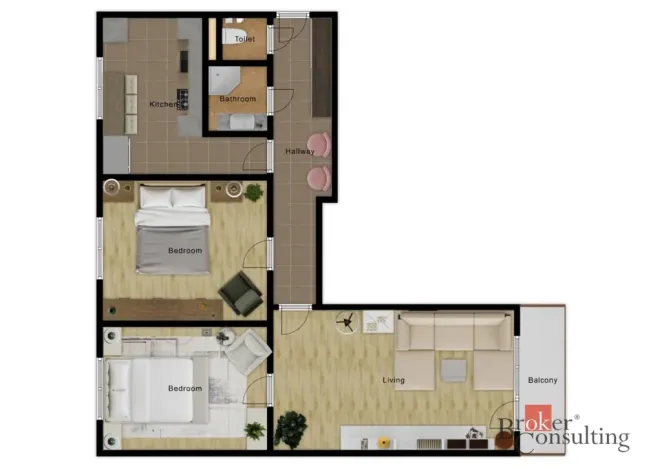 Prodej bytu 3+1, Kolín - Kolín II, Tyršova, 72 m2