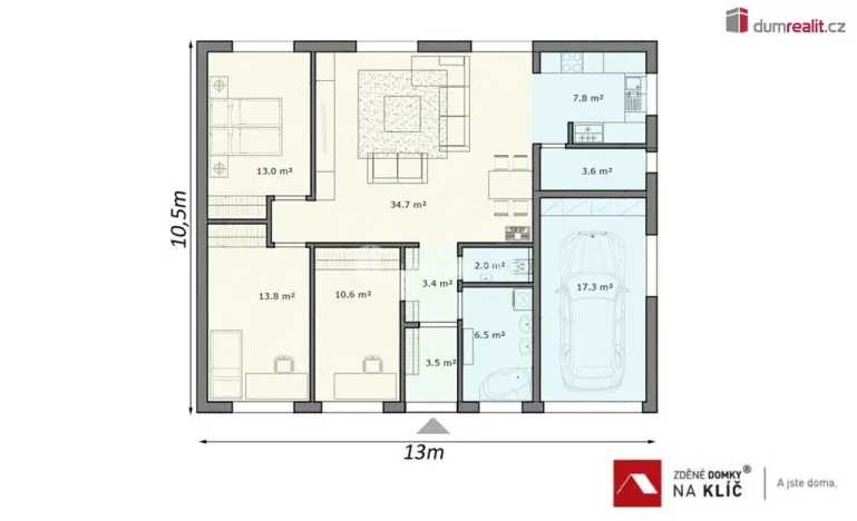 Prodej rodinného domu, Koryčany - Lískovec, 136 m2