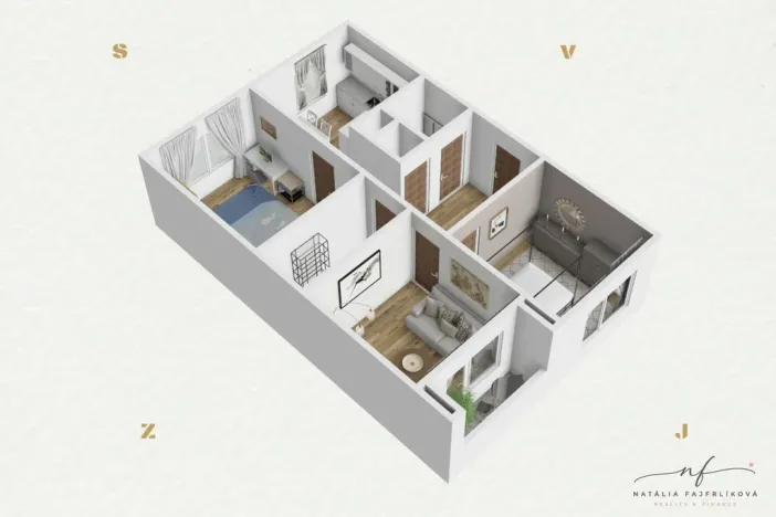 Prodej bytu 3+1, Toužim, Na Zámecké, 67 m2