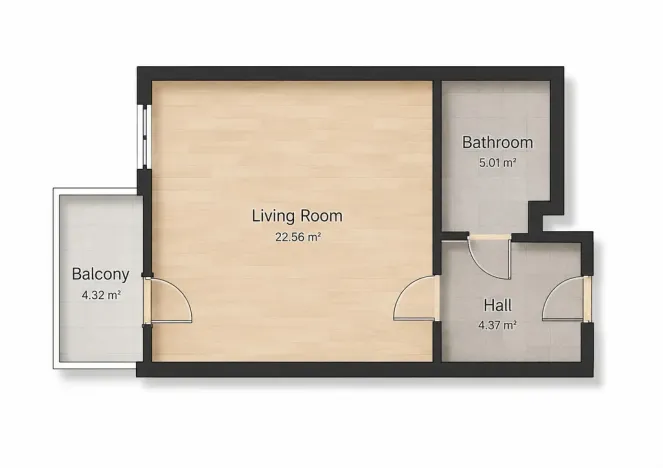 Prodej bytu 1+kk, Praha - Kyje, Sicherova, 33 m2