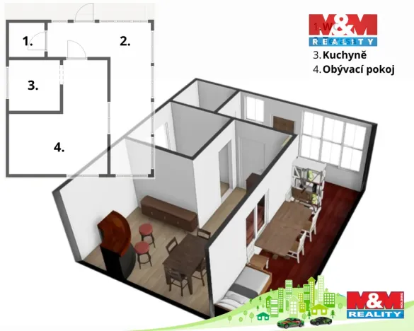 Prodej chaty, Kadaň - Tušimice, 148 m2