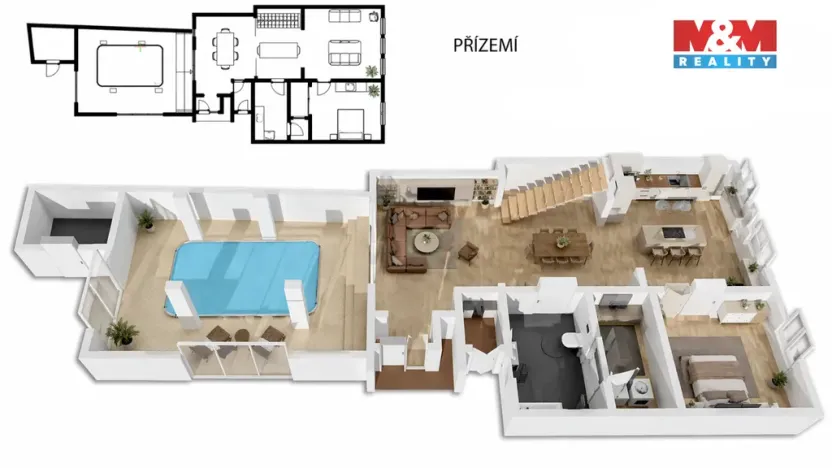 Prodej rodinného domu, Líský, 240 m2